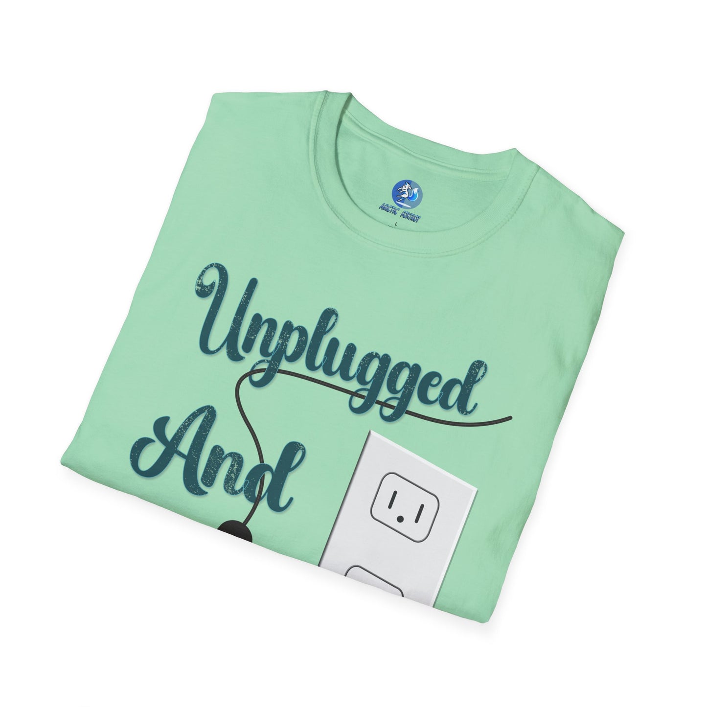 Unplugged and Unhappy - Unisex Softstyle T-Shirt
