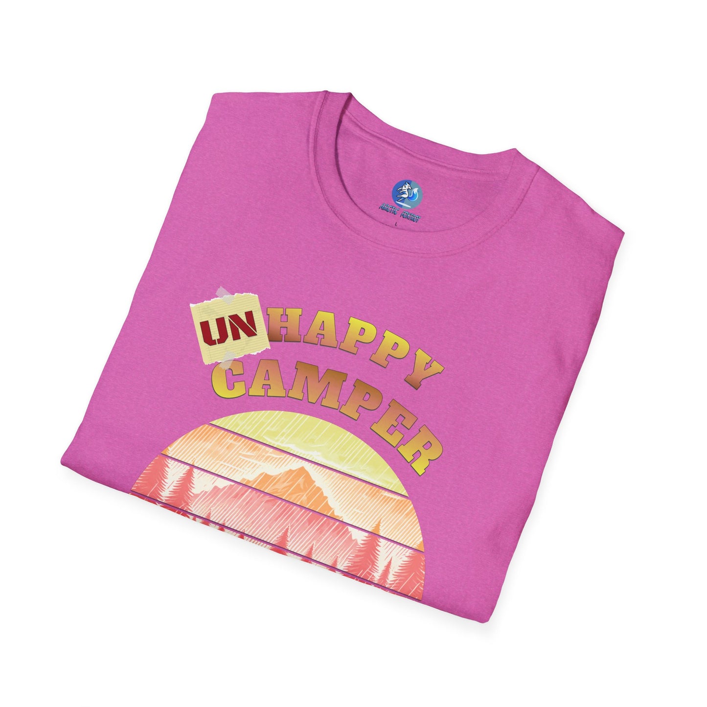 Unhappy Camper - Unisex Softstyle T-Shirt