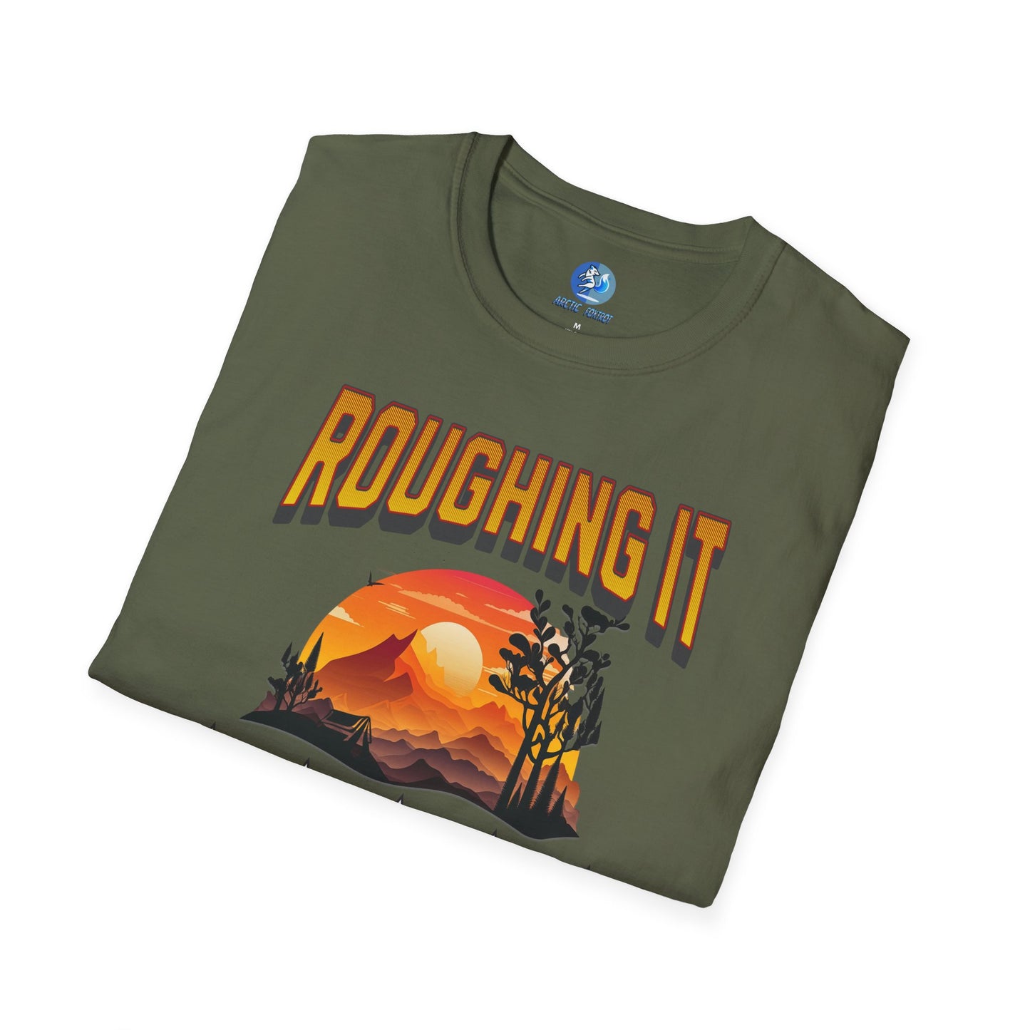 Roughing It 1 star Would not try again - Unisex Softstyle T-Shirt