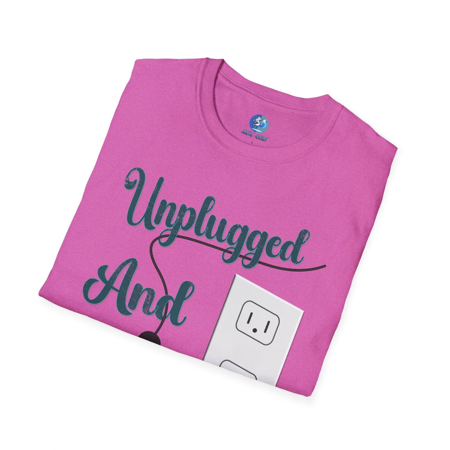 Unplugged and Unhappy - Unisex Softstyle T-Shirt
