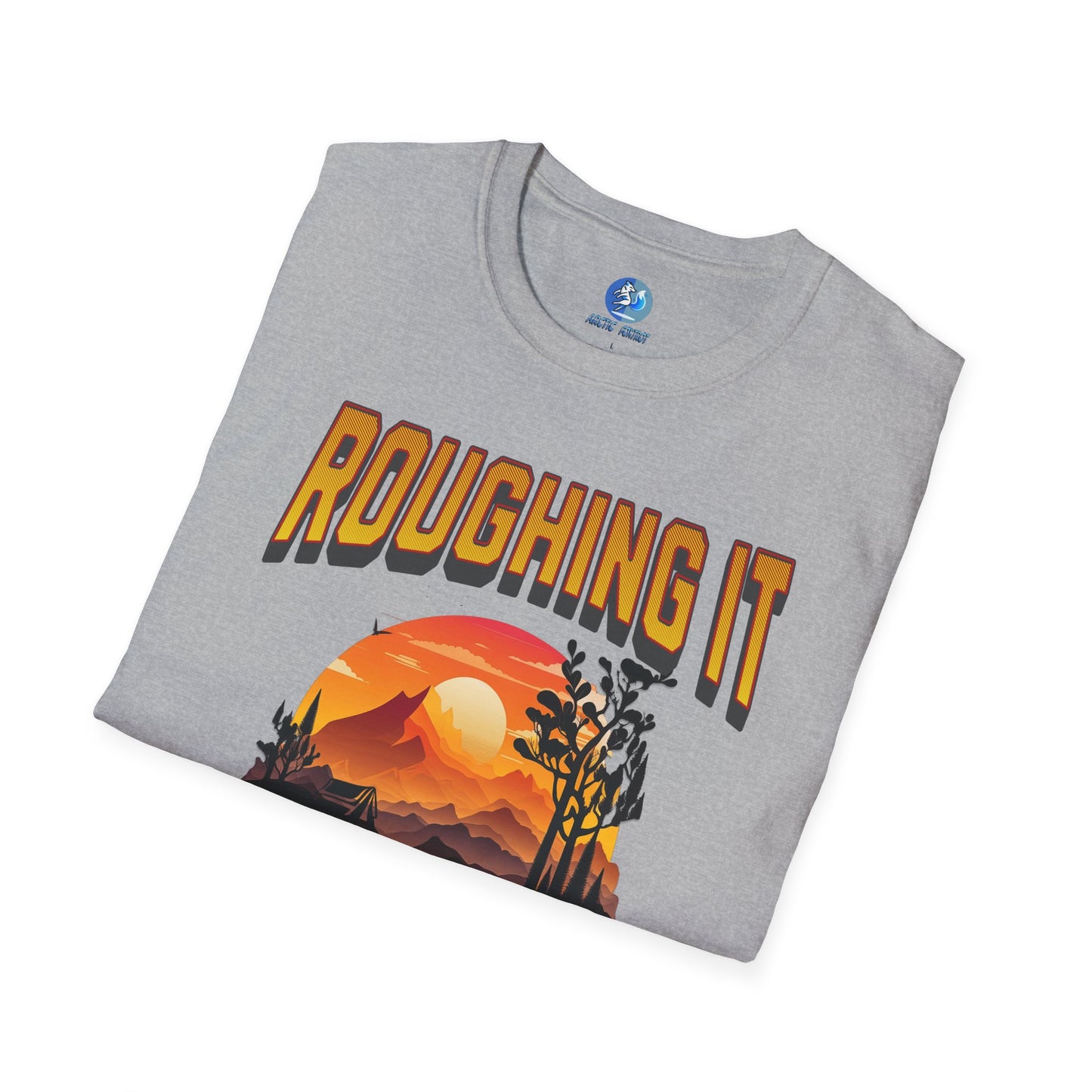 Roughing It 1 star Would not try again - Unisex Softstyle T-Shirt