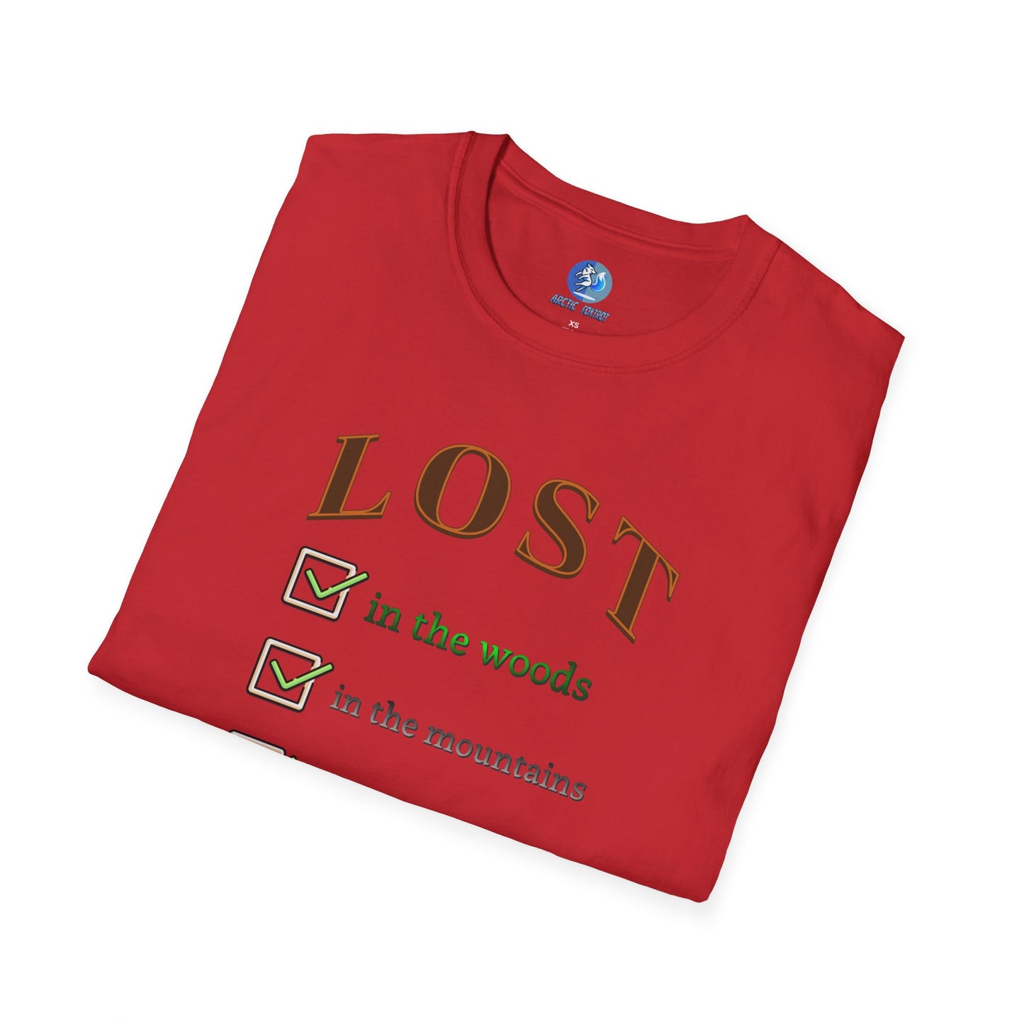 Lost will to camp - Unisex Softstyle T-Shirt