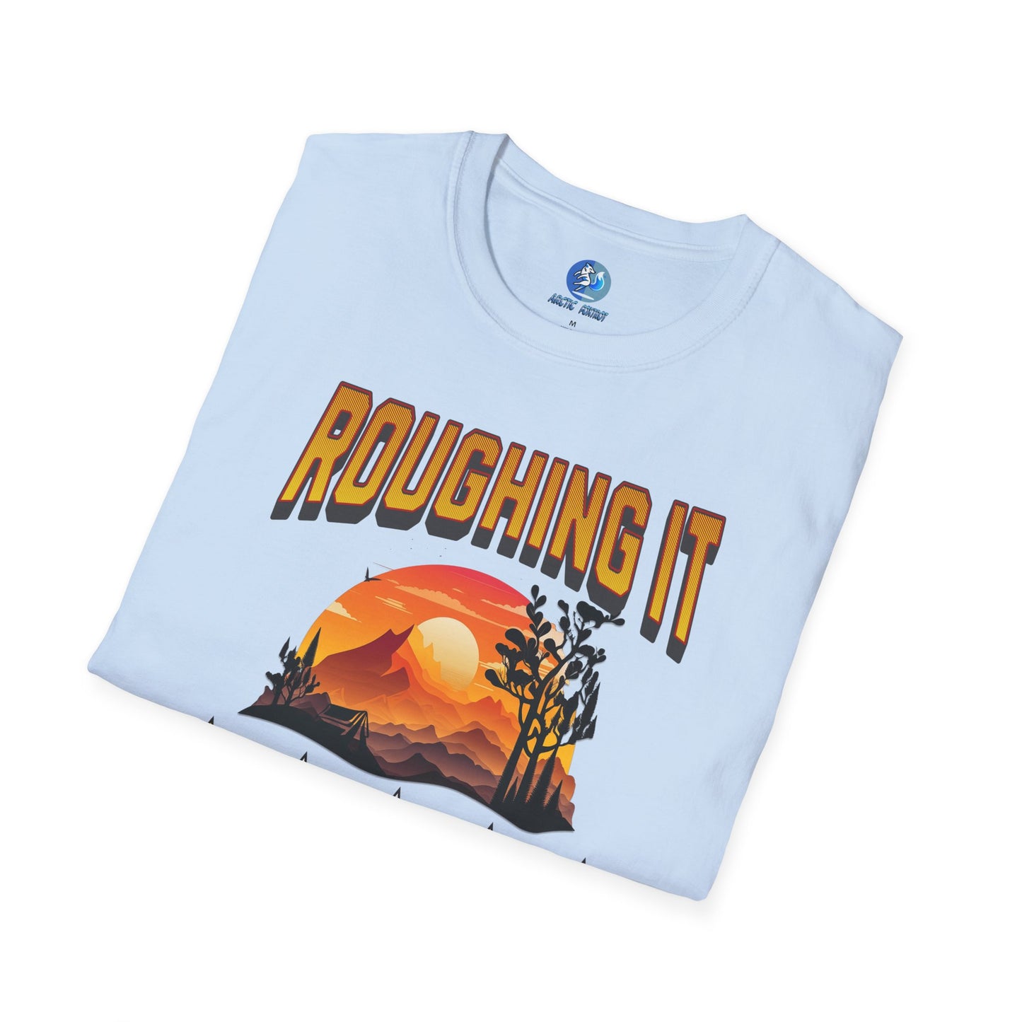 Roughing It 1 star Would not try again - Unisex Softstyle T-Shirt