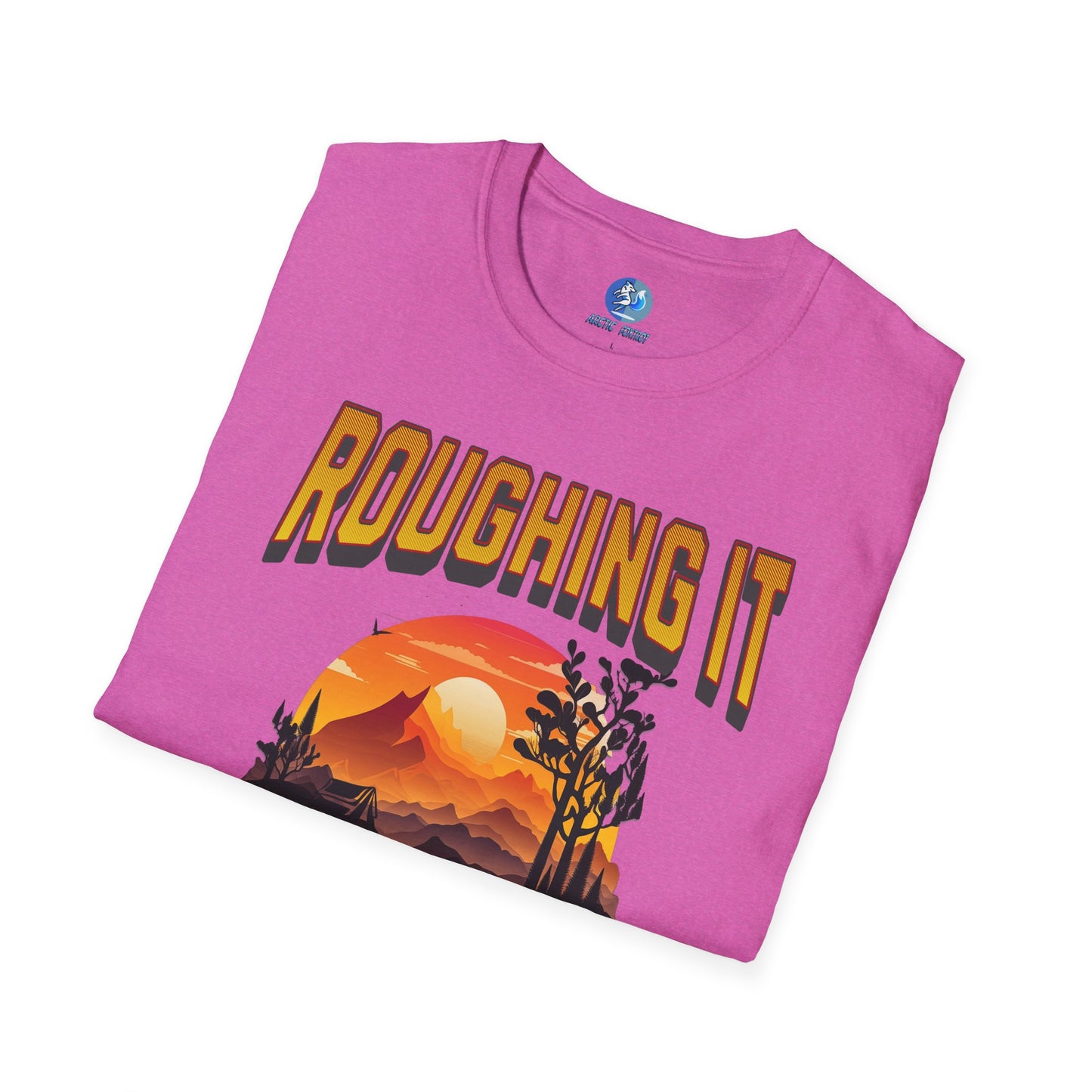 Roughing It 1 star Would not try again - Unisex Softstyle T-Shirt