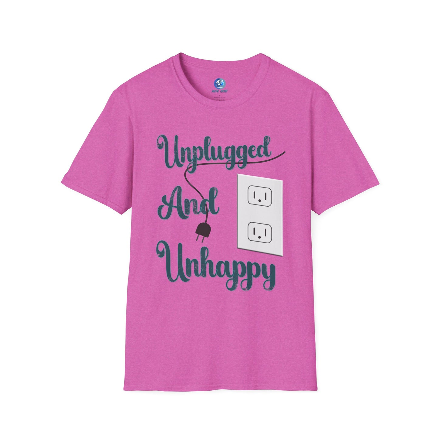 Unplugged and Unhappy - Unisex Softstyle T-Shirt