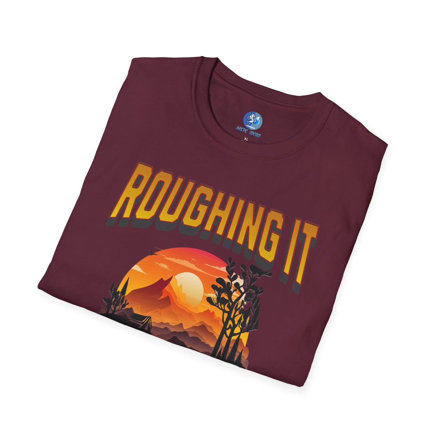 Roughing It 1 star Would not try again - Unisex Softstyle T-Shirt