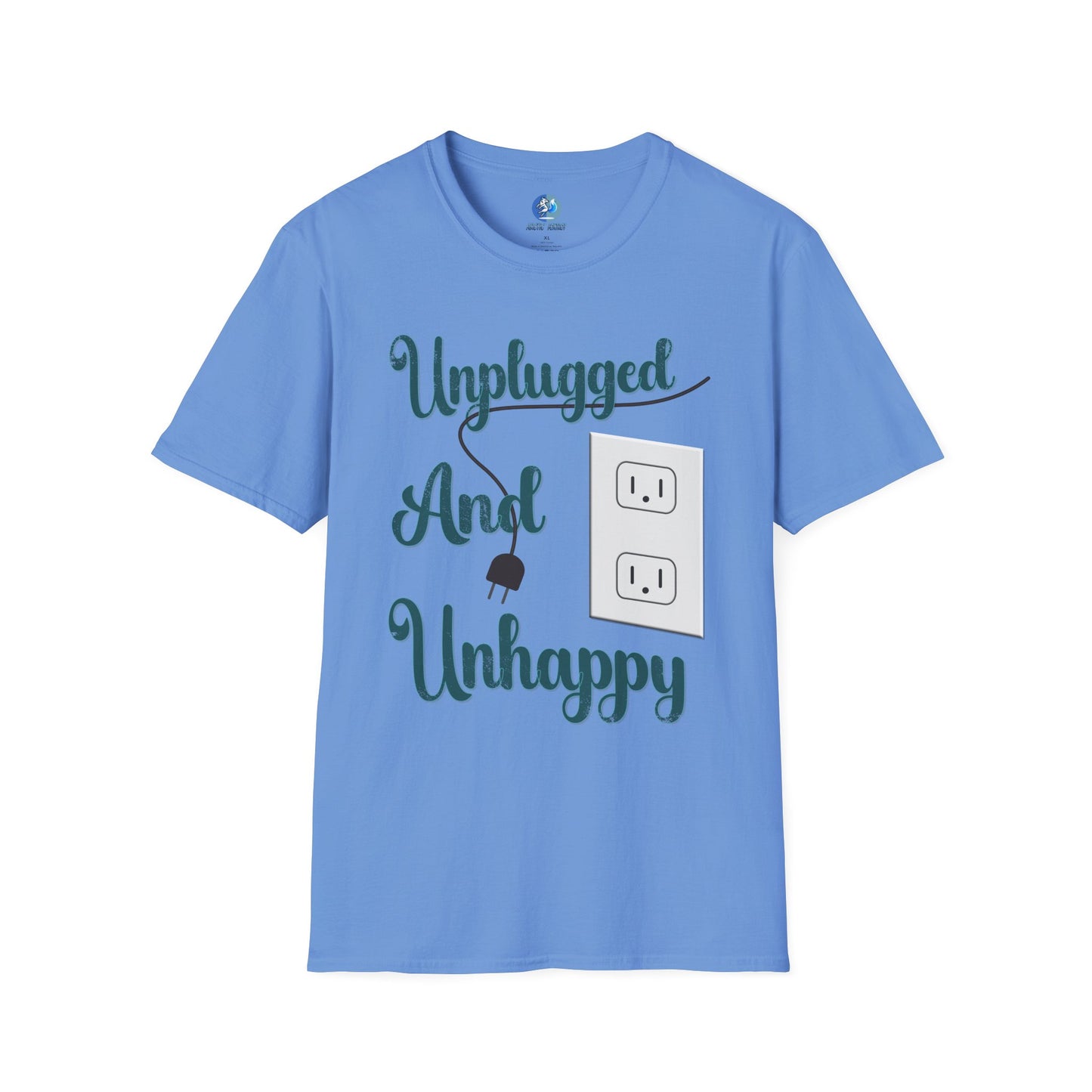 Unplugged and Unhappy - Unisex Softstyle T-Shirt