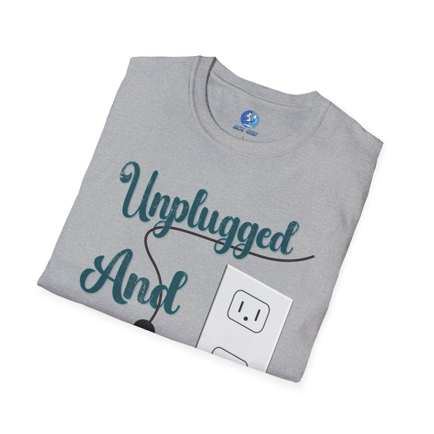 Unplugged and Unhappy - Unisex Softstyle T-Shirt