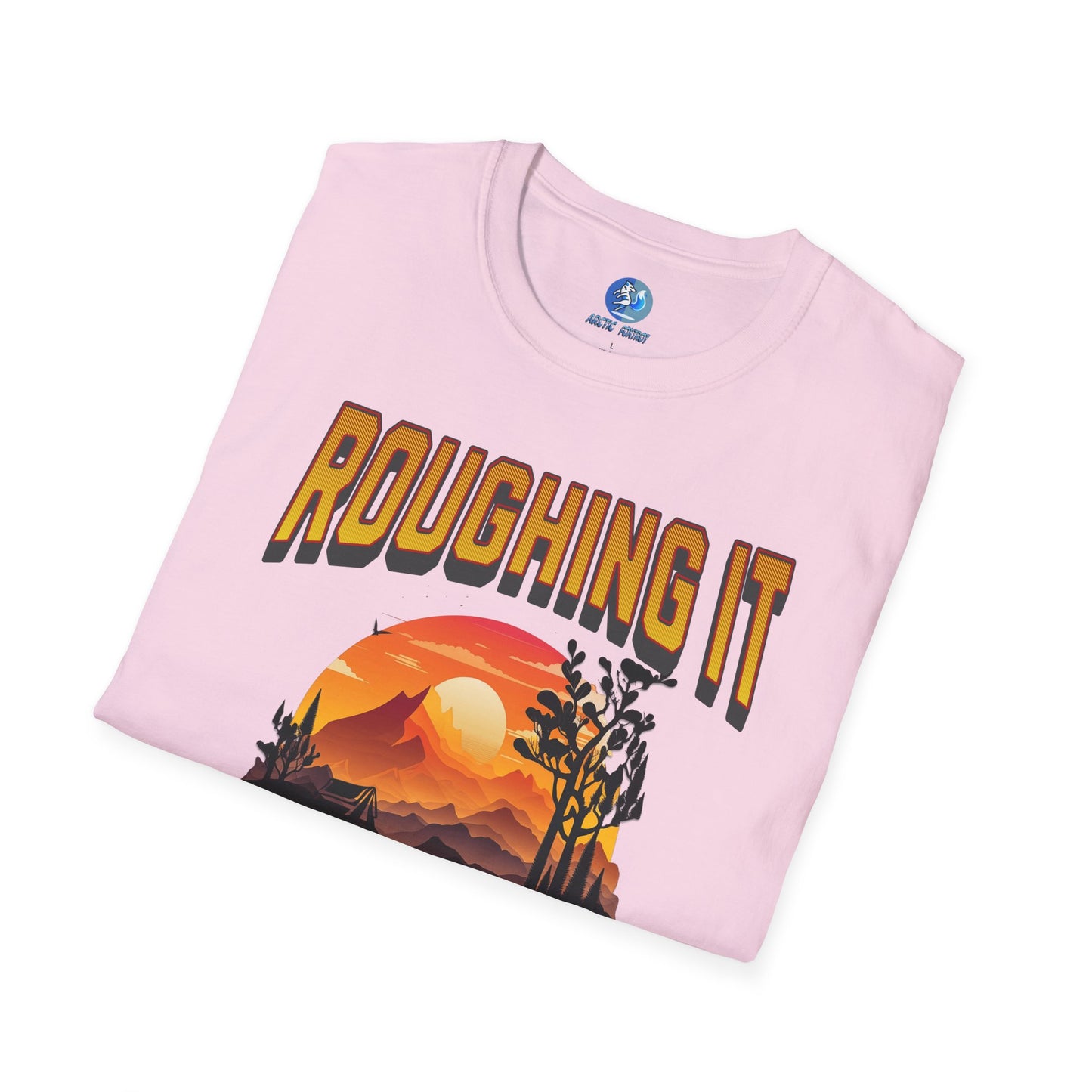 Roughing It 1 star Would not try again - Unisex Softstyle T-Shirt