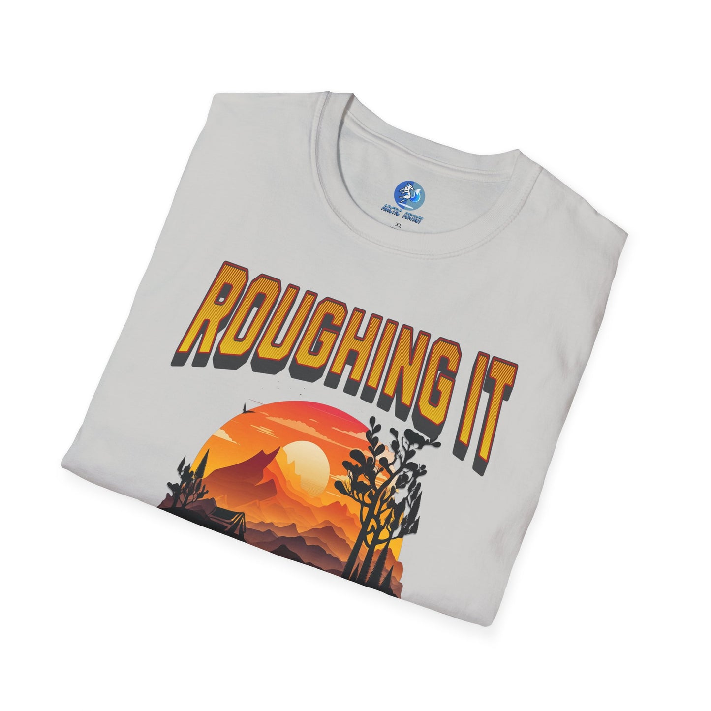 Roughing It 1 star Would not try again - Unisex Softstyle T-Shirt