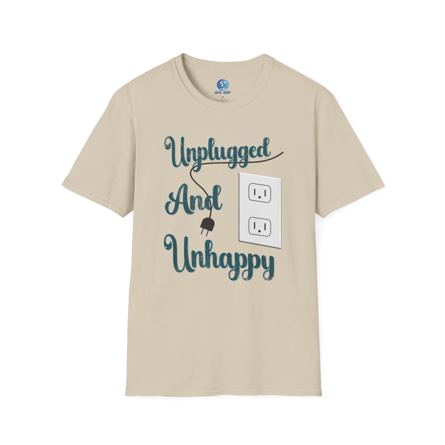 Unplugged and Unhappy - Unisex Softstyle T-Shirt