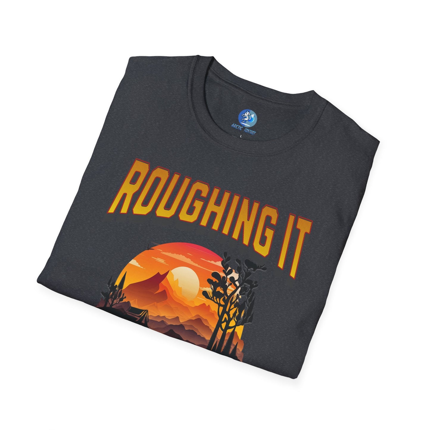 Roughing It 1 star Would not try again - Unisex Softstyle T-Shirt