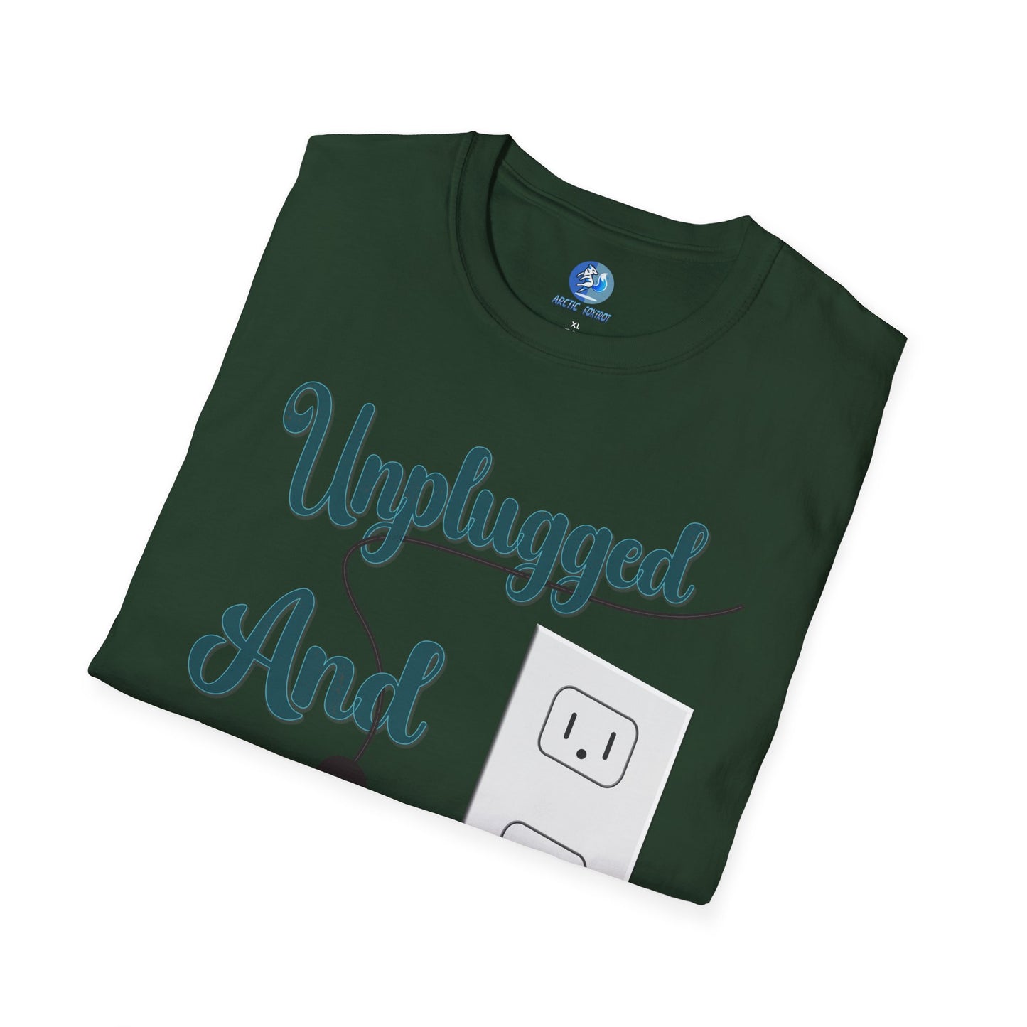 Unplugged and Unhappy - Unisex Softstyle T-Shirt