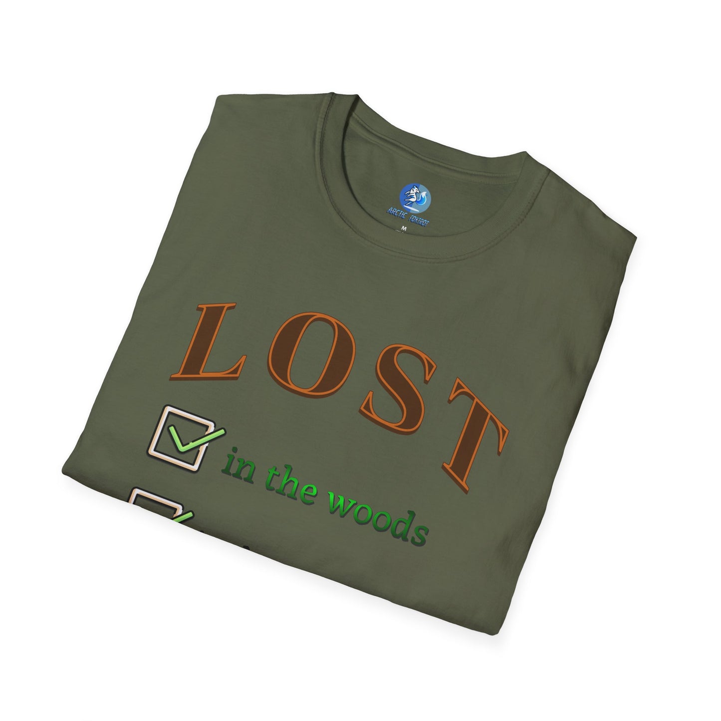 Lost will to camp - Unisex Softstyle T-Shirt