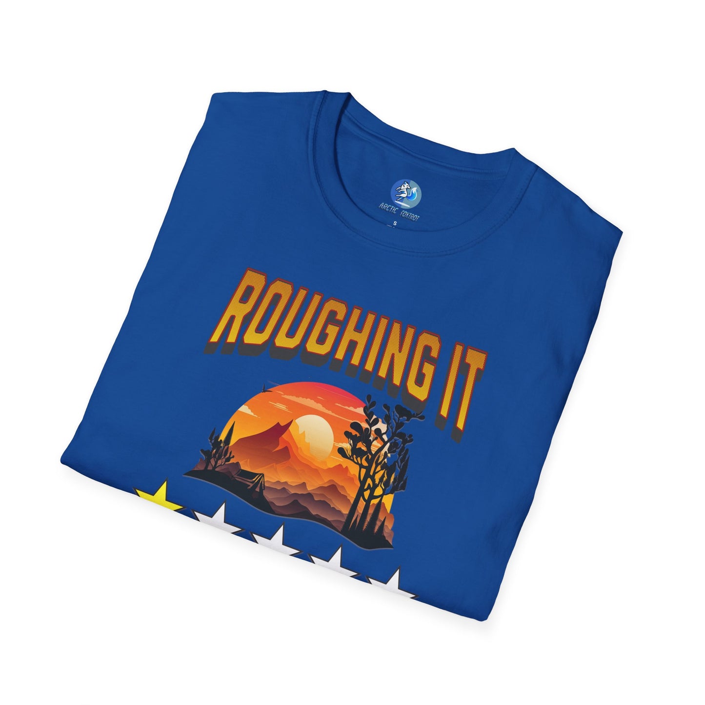 Roughing It 1 star Would not try again - Unisex Softstyle T-Shirt