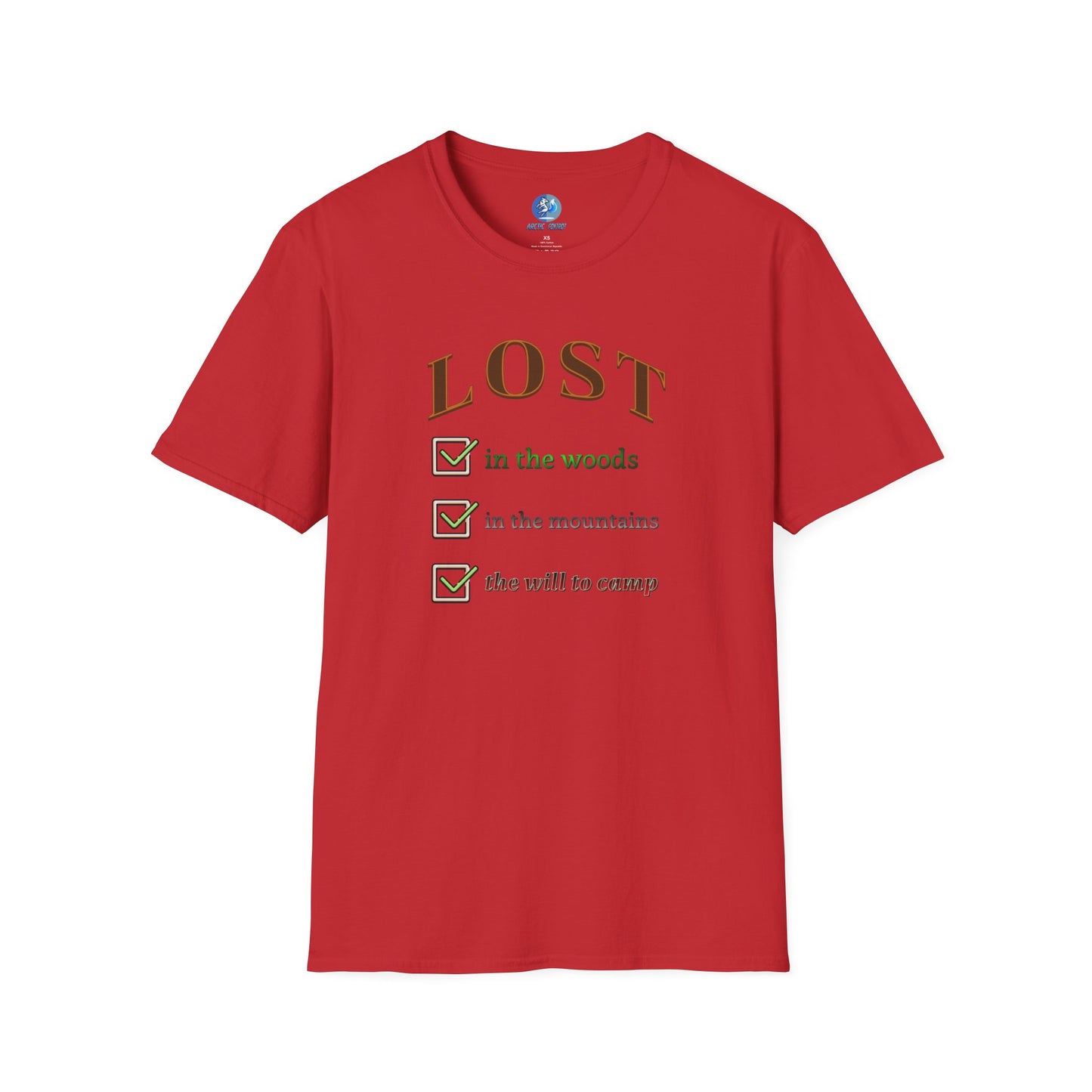 Lost will to camp - Unisex Softstyle T-Shirt