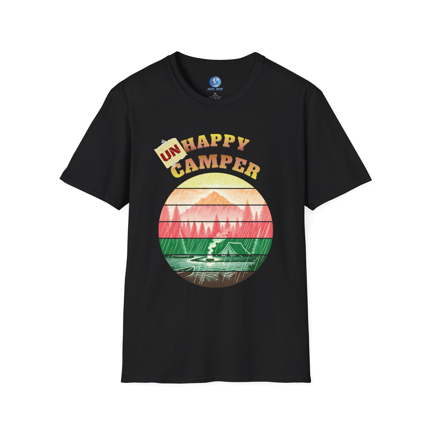 Unhappy Camper - Unisex Softstyle T-Shirt