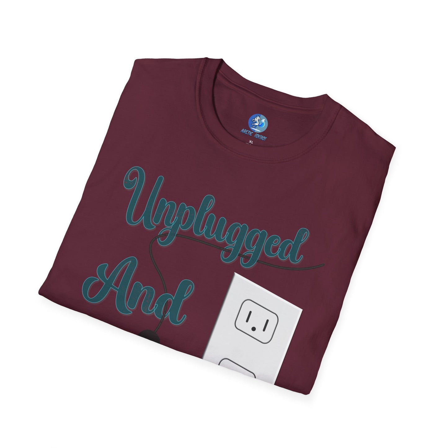 Unplugged and Unhappy - Unisex Softstyle T-Shirt