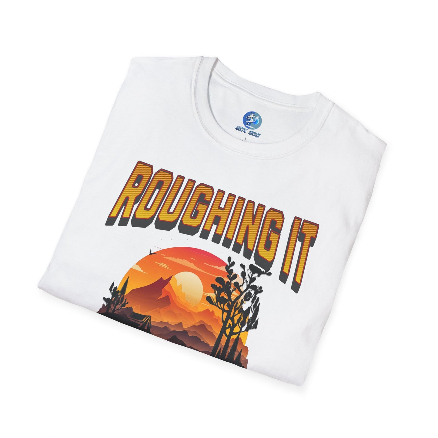 Roughing It 1 star Would not try again - Unisex Softstyle T-Shirt