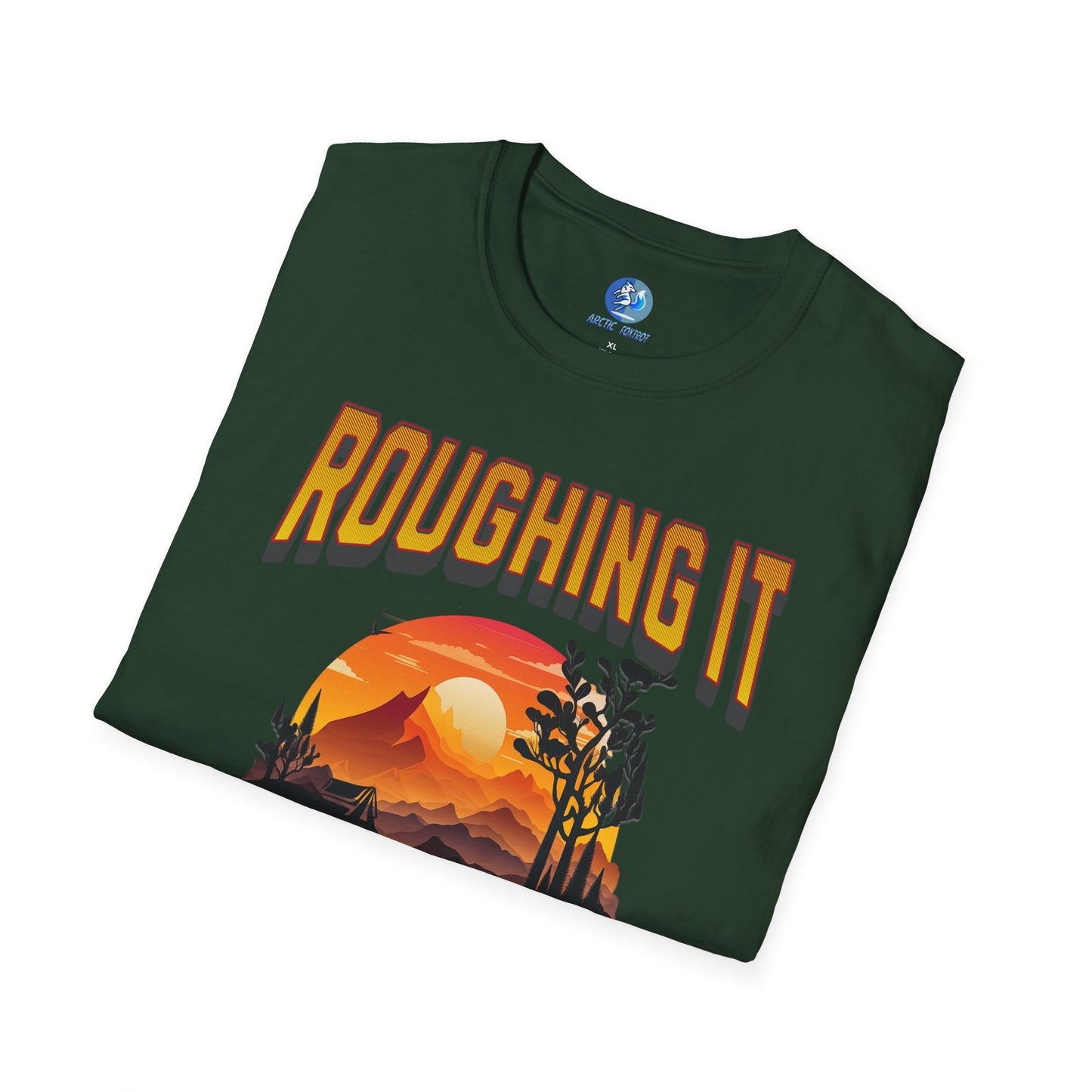 Roughing It 1 star Would not try again - Unisex Softstyle T-Shirt
