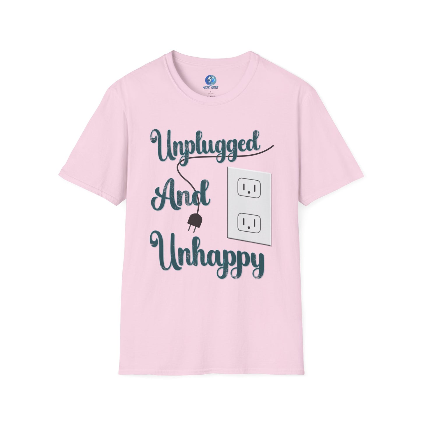 Unplugged and Unhappy - Unisex Softstyle T-Shirt
