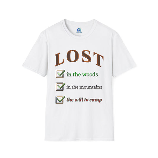 Lost will to camp - Unisex Softstyle T-Shirt